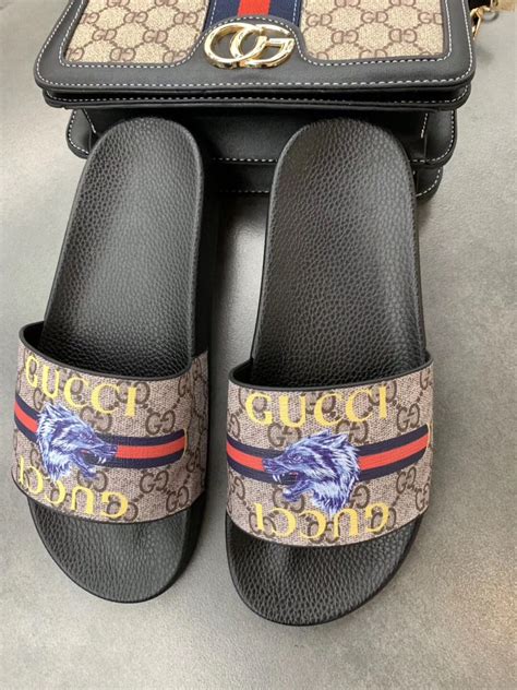 fake gucci slippers for sale|Gucci slippers outlet.